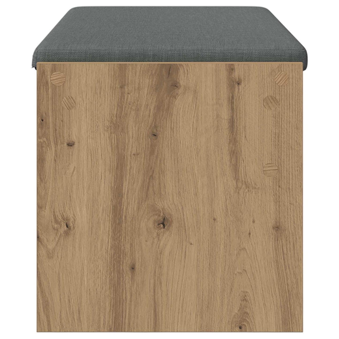 vidaXL Παγκάκι Χαλωρίου με μαξιλάρι Artisan Oak 103 x 38 x 40 εκ