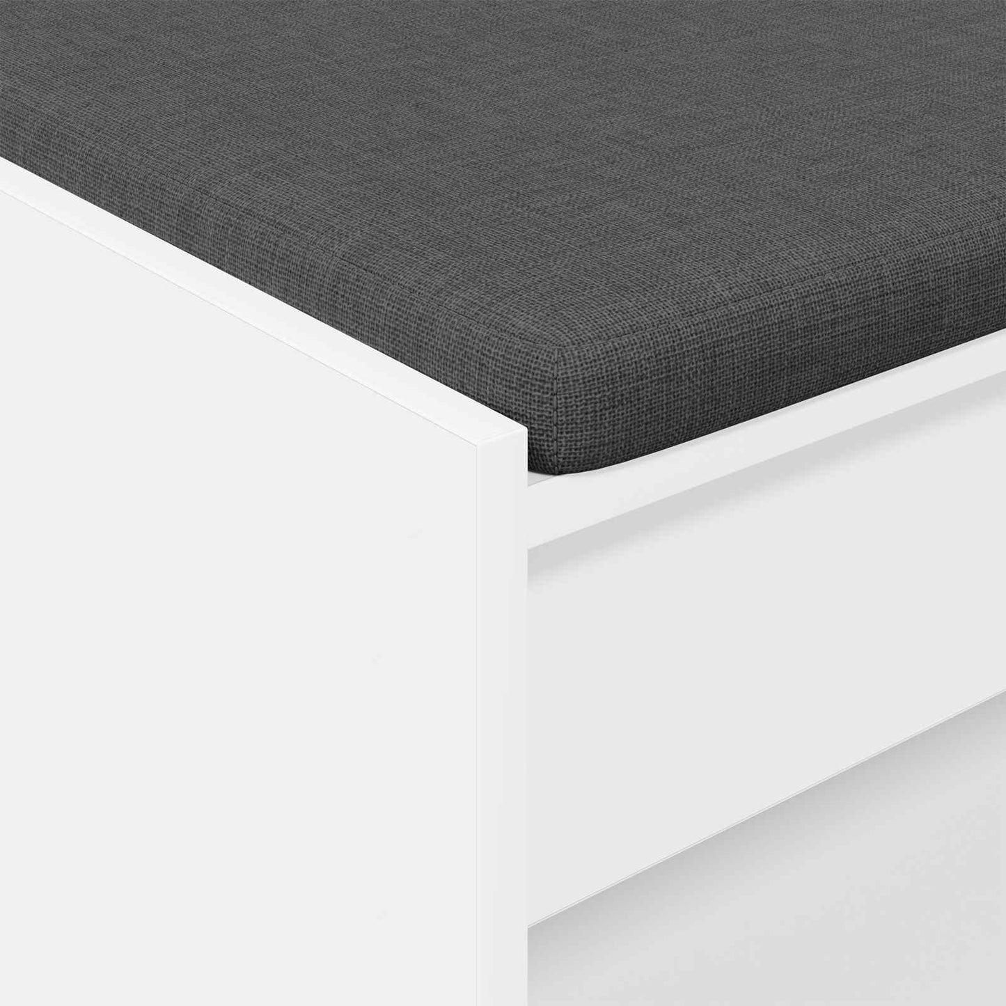 vidaXL Παγκάκι Χαλωρίου Λευκός 63 x 38 x 45 εκ