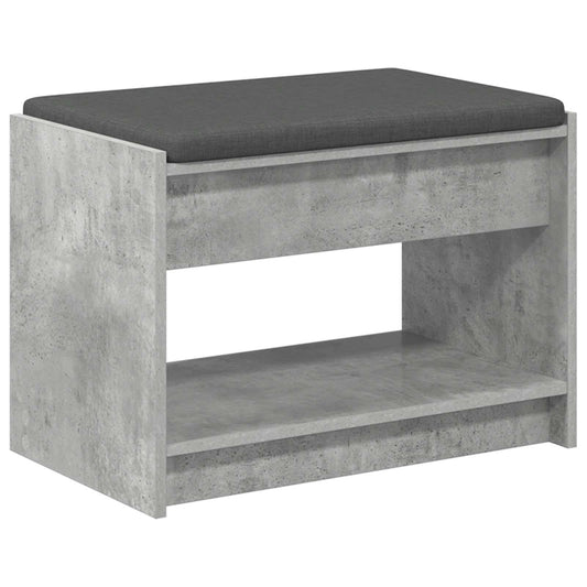 vidaXL Παγκάκι Χαλωρίου Σκυρόχρωμο Γκρι 63 x 38 x 45 εκ