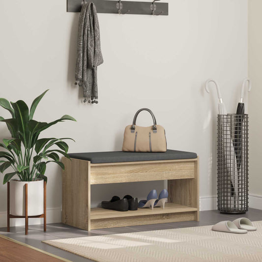 vidaXL Παγκάκι Χαλωρίου Δρύς Sonoma 83 x 38 x 45 εκ