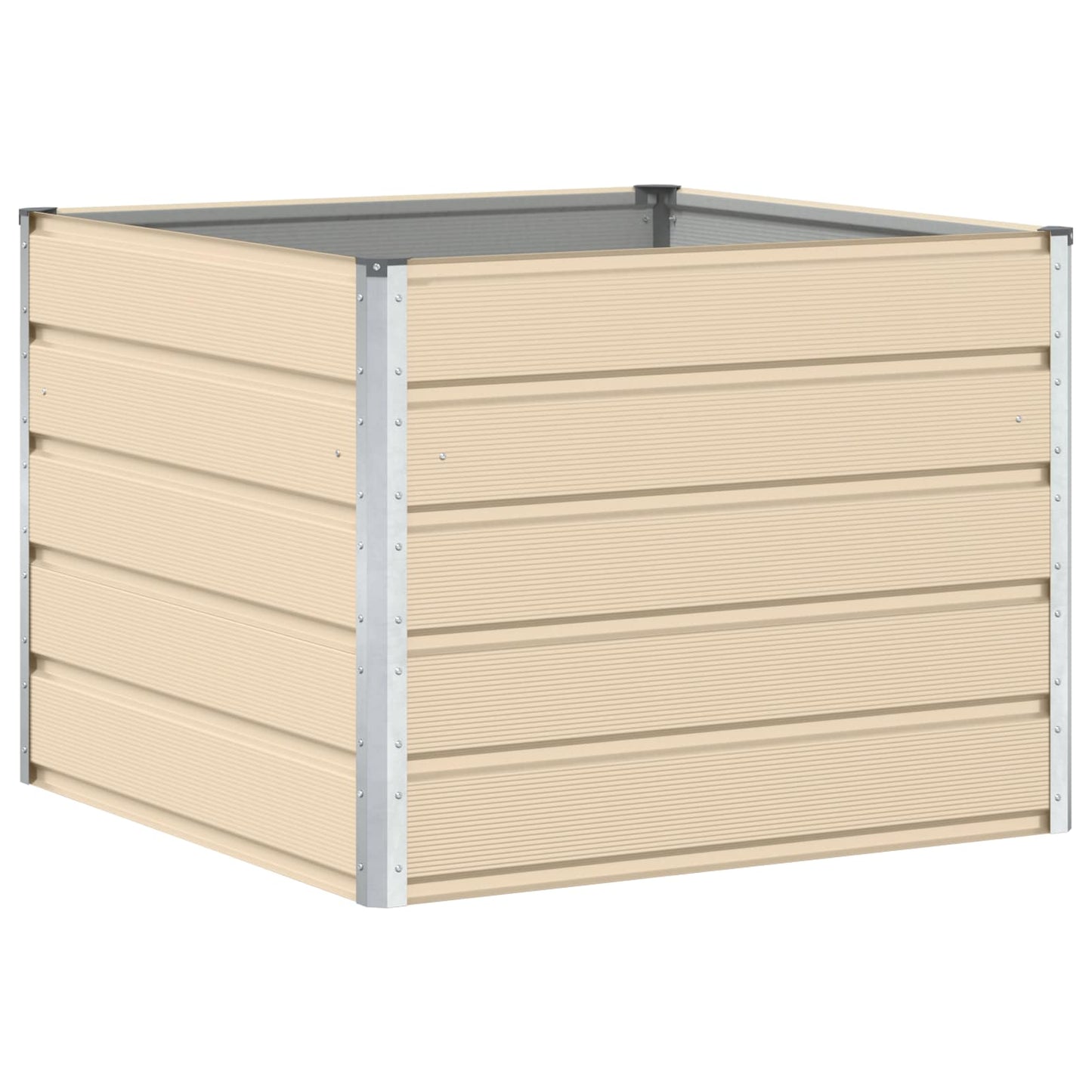 vidaXL Γλάστρα Ελεφαντόδοντο 100 x 100 x 75 εκ Ατσάλι