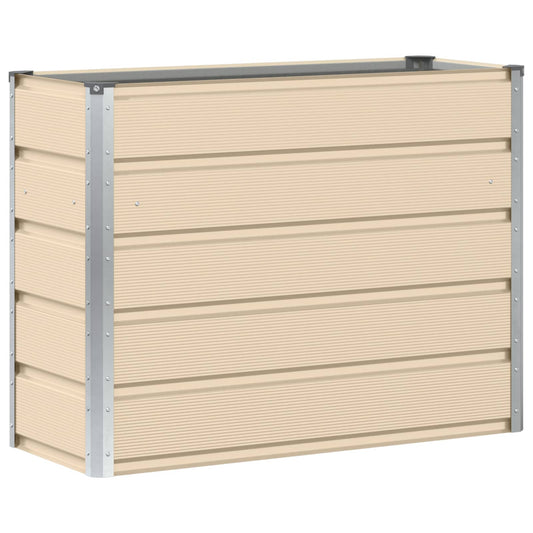 vidaXL Γλάστρα Ελεφαντόδοντο 100 x 40 x 75 cm Ατσάλι