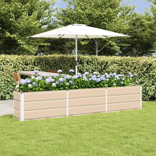 vidaXL Γλάστρα Ελεφαντόδοντο 240 x 40 x 45 cm Ατσάλι