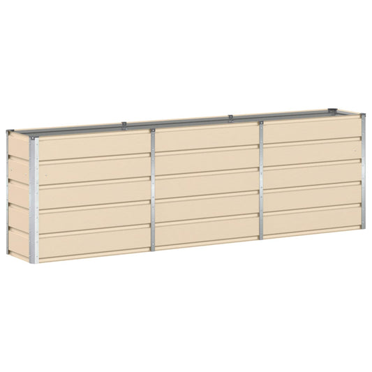 vidaXL Γλάστρα Ελεφαντόδοντο 240 x 40 x 75 εκ. Ατσάλι