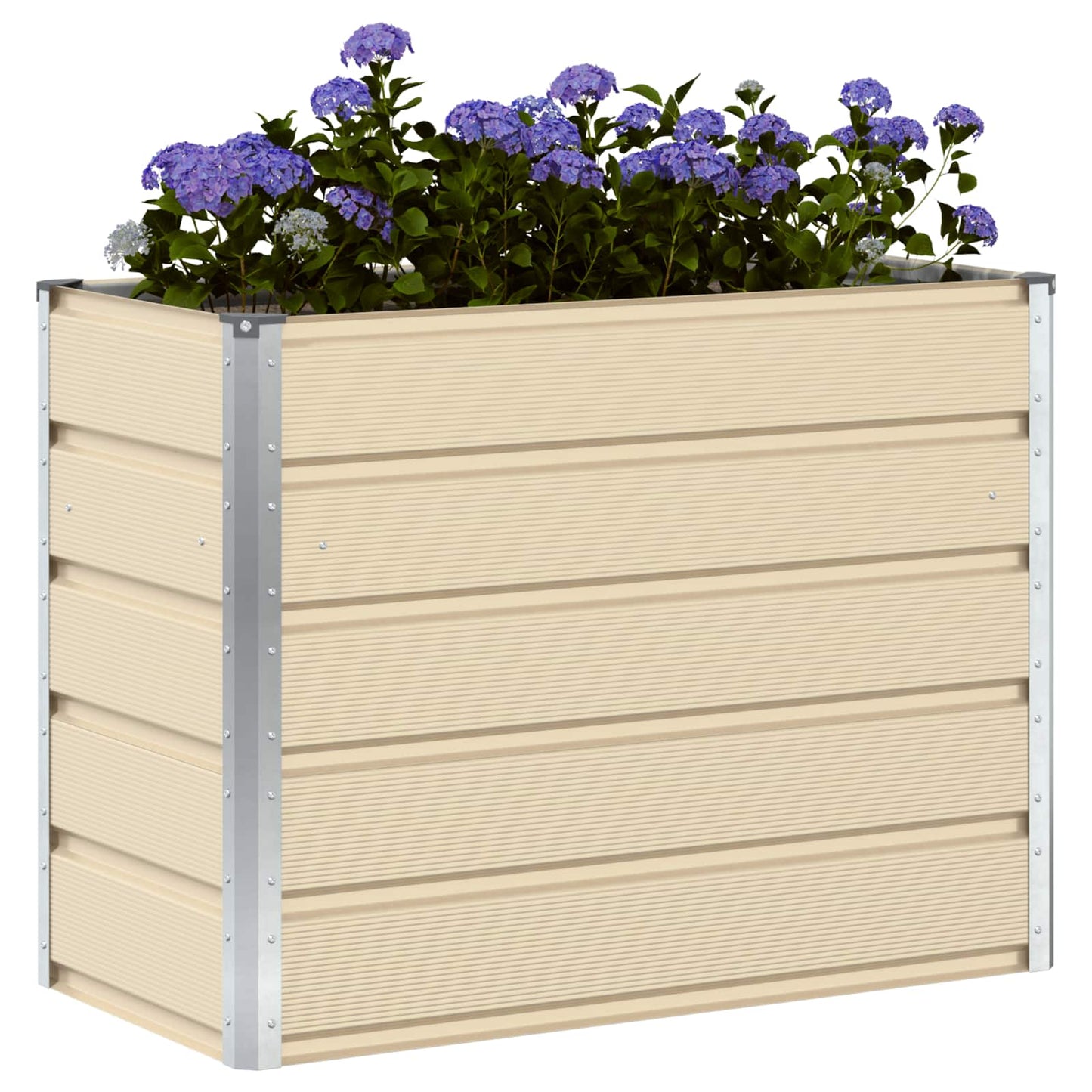 vidaXL Γλάστρα Ελεφαντόδοντο 100 x 50 x 75 cm Επικαλυμμένος Χάλυβας
