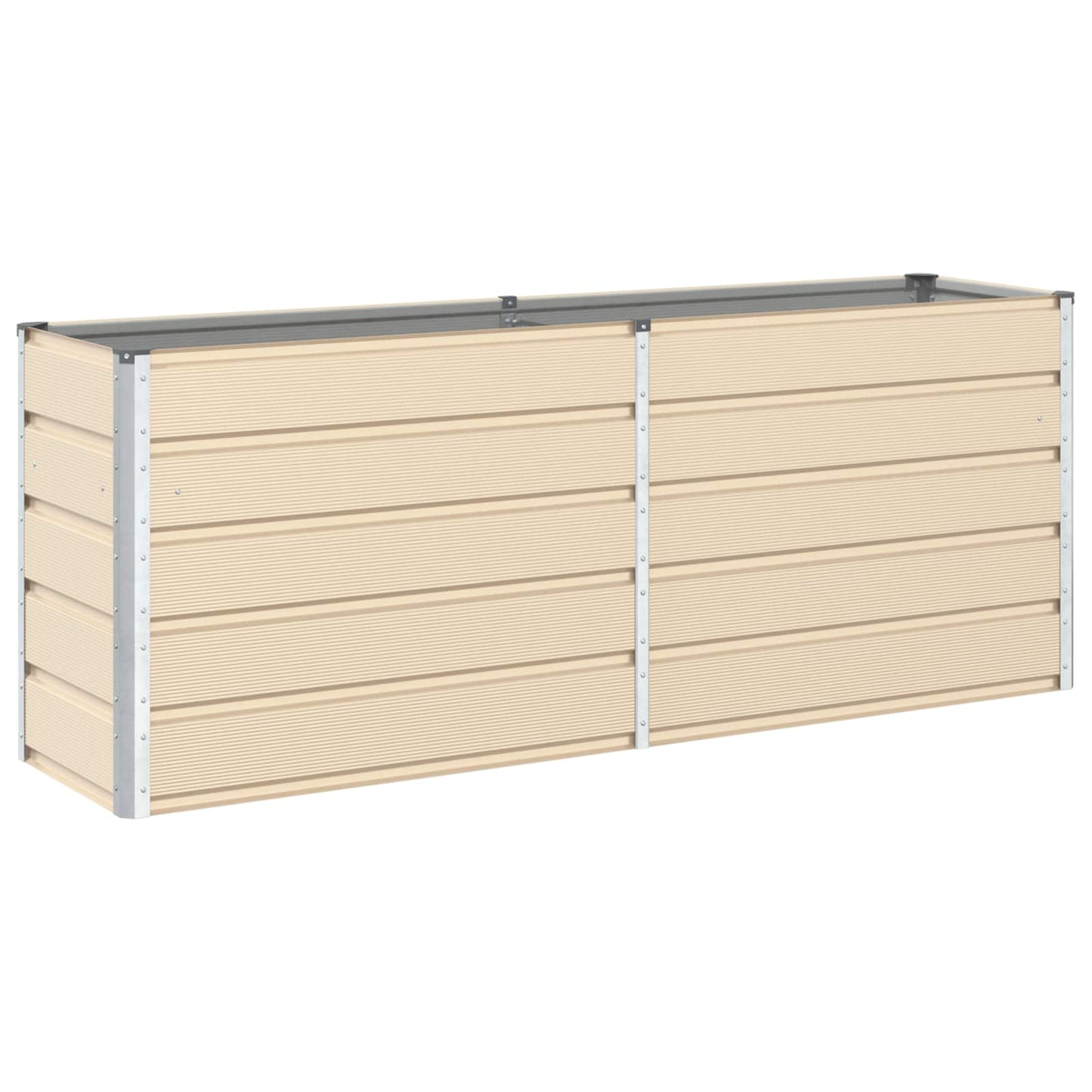 vidaXL Γλάστρα Ελεφαντόδοντο 195 x 50 x 75 εκ Επικαλυμμένος Χάλυβας