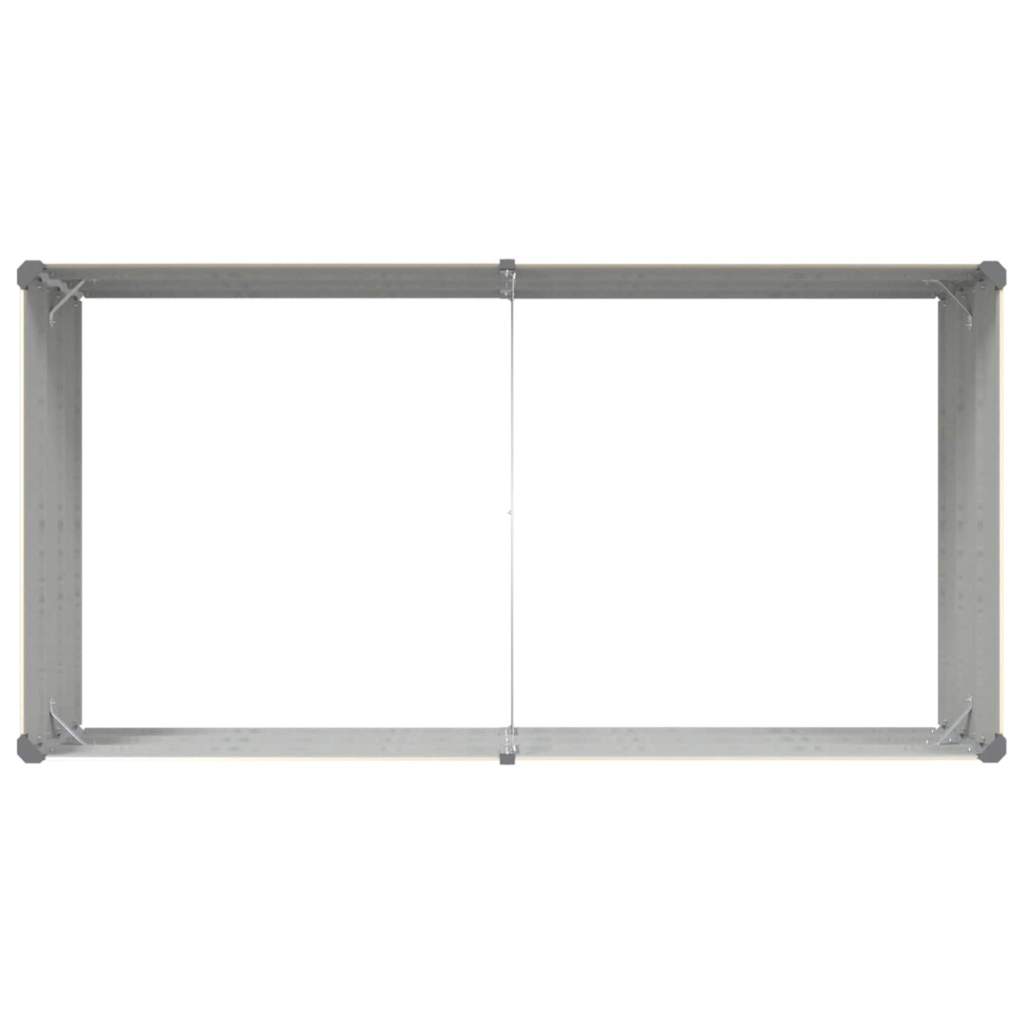 vidaXL Γλάστρα Ελεφαντόδοντο 195 x 100 x 45 εκ Επικαλυμμένος Χάλυβας