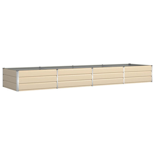 vidaXL Γλάστρα Ελεφαντόδοντο 385 x 100 x 45 εκ Επικαλυμμένος Χάλυβας