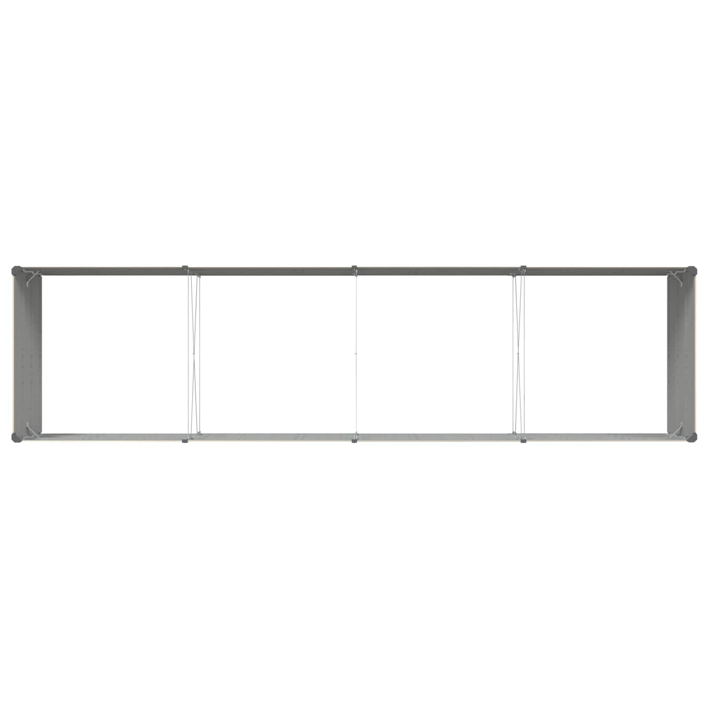 vidaXL Γλάστρα Ελεφαντόδοντο 195 x 100 x 45 εκ Επικαλυμμένος Χάλυβας
