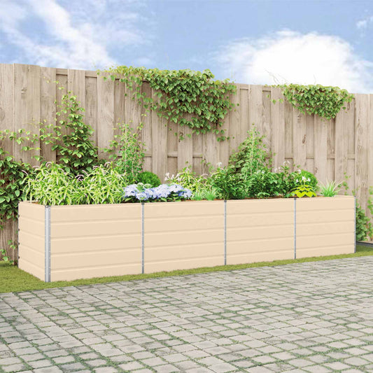 vidaXL Γλάστρα Ελεφαντόδοντο 385 x 100 x 75 εκ Επικαλυμμένος Χάλυβας