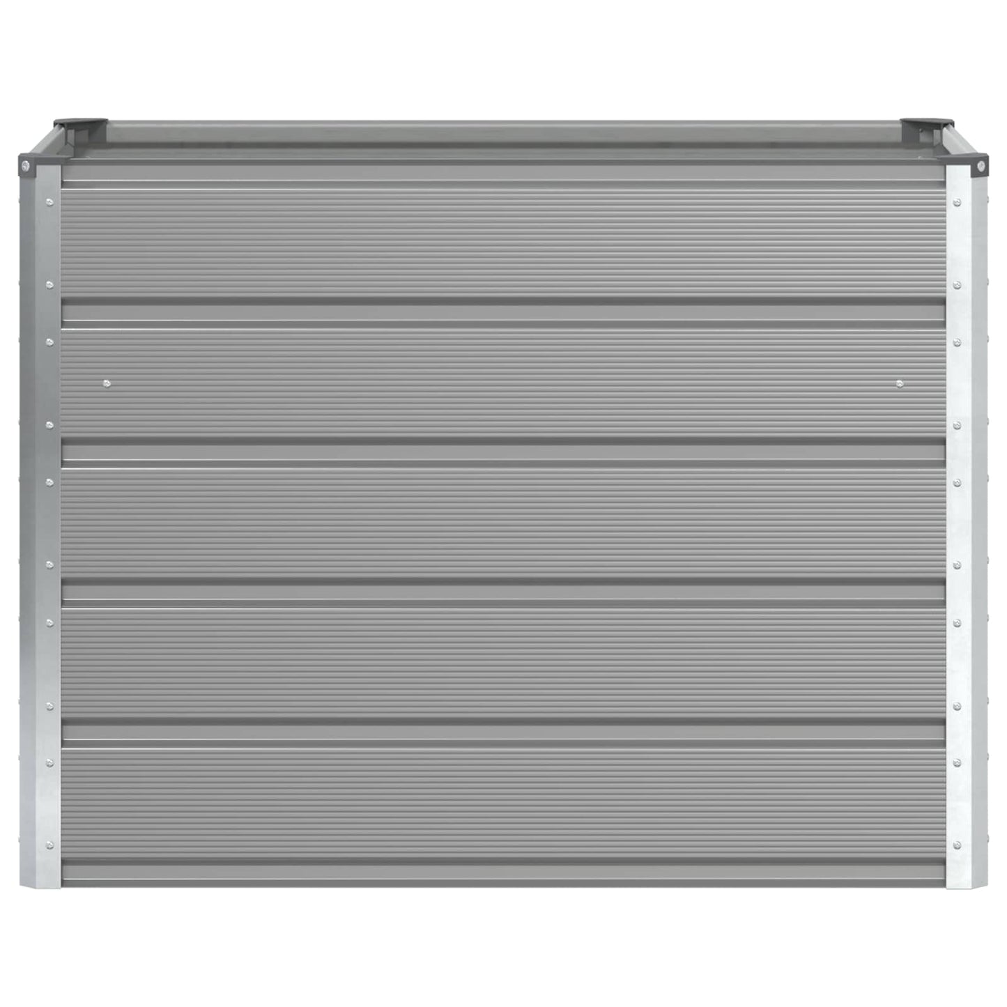 vidaXL Γλάστρα Ανοιχτό γκρι 480 x 50 x 45 εκ Επικαλυμμένος Χάλυβας