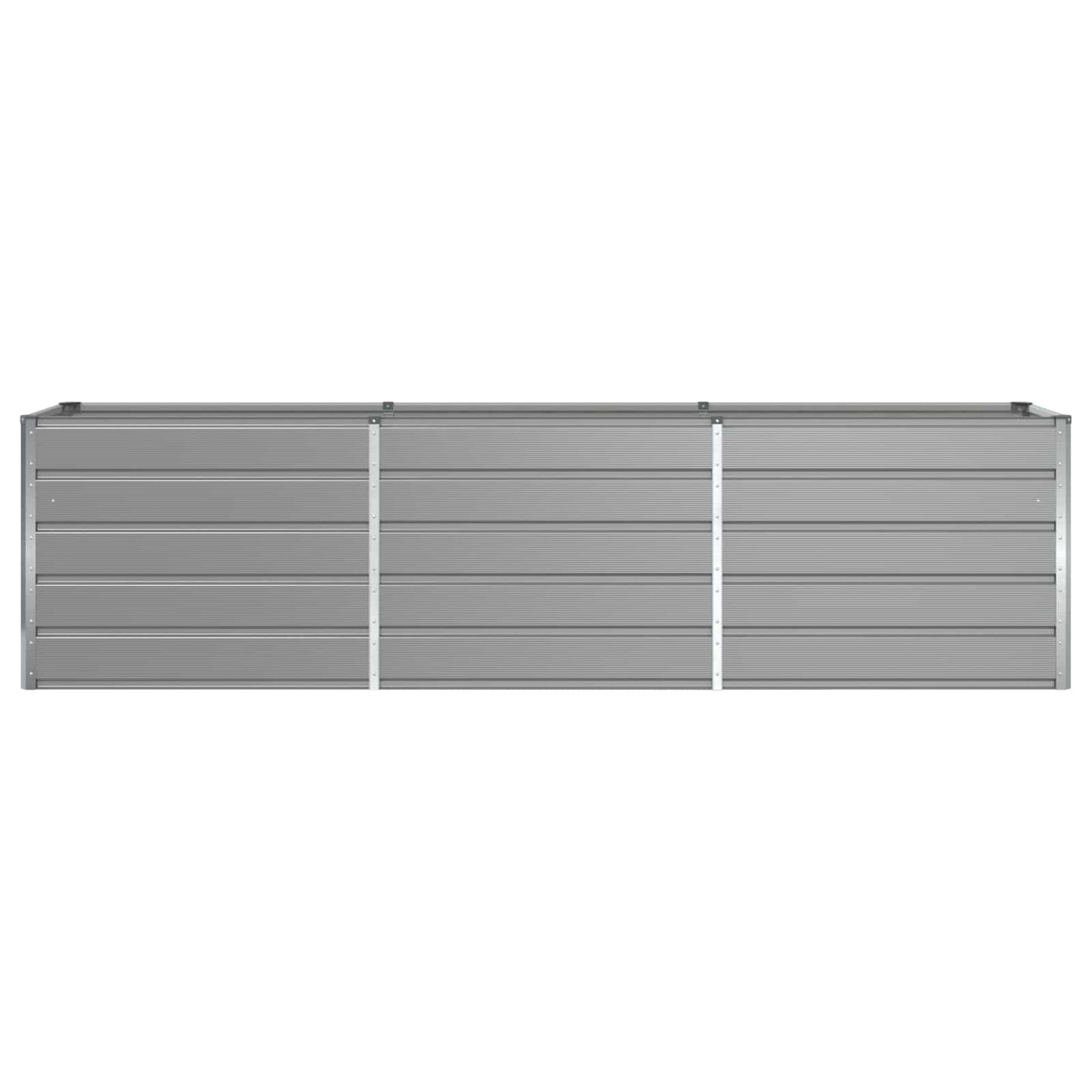 vidaXL Γλάστρα Ανοιχτό γκρι 480 x 50 x 45 εκ Επικαλυμμένος Χάλυβας