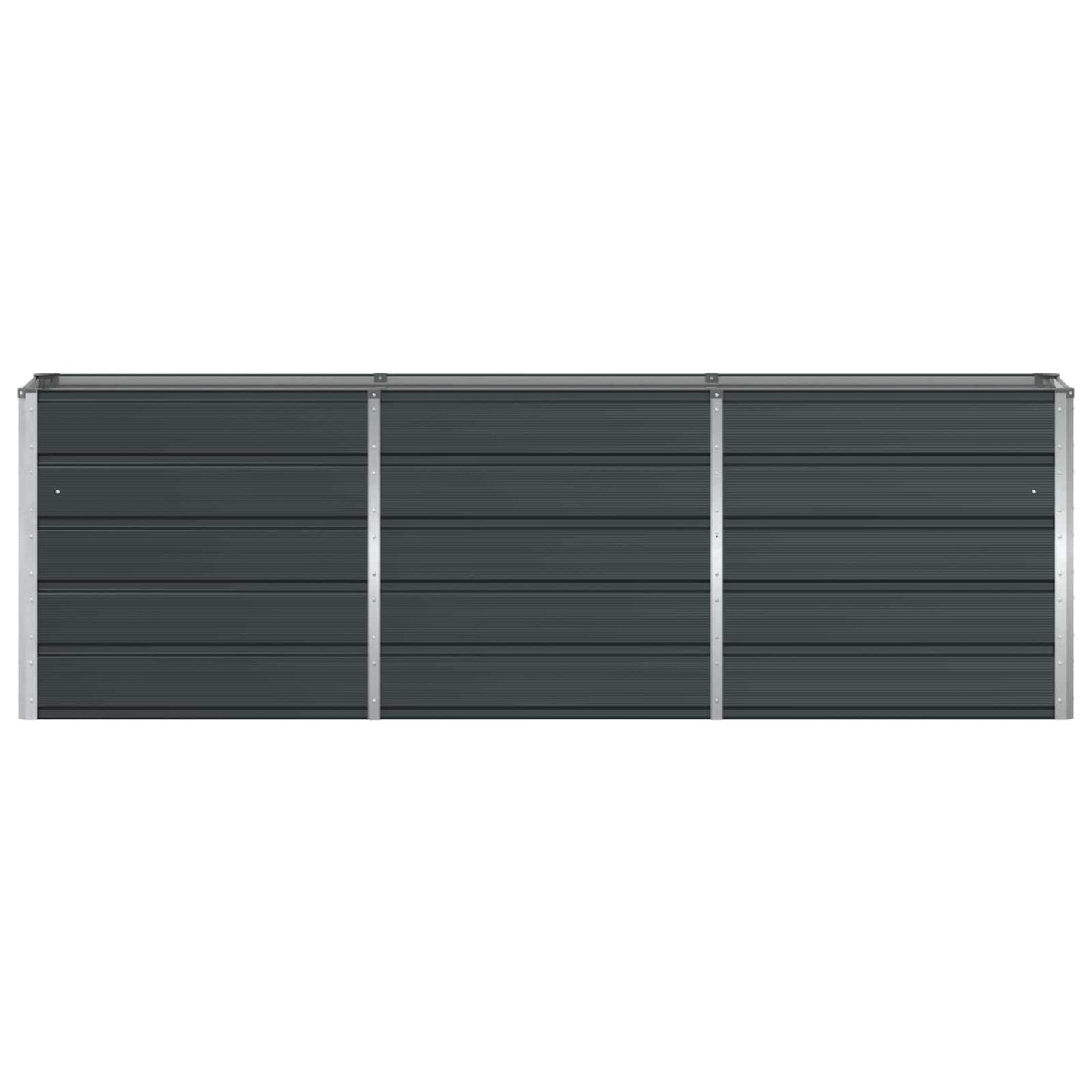 vidaXL Γλάστρα Ανθρακί 160 x 40 x 75 εκ. Ατσάλι