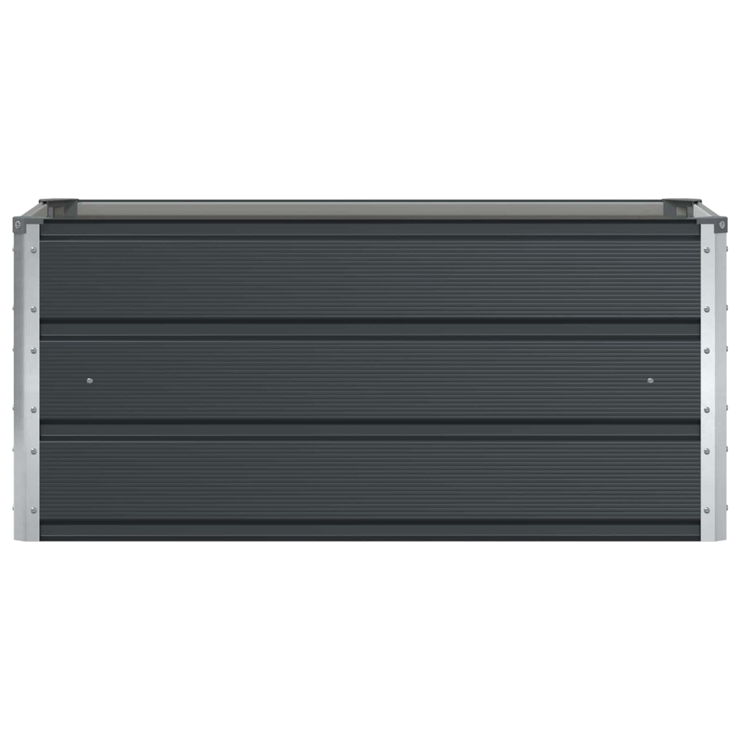 vidaXL Γλάστρα Ανθρακί 100 x 50 x 45 cm Επικαλυμμένος Χάλυβας