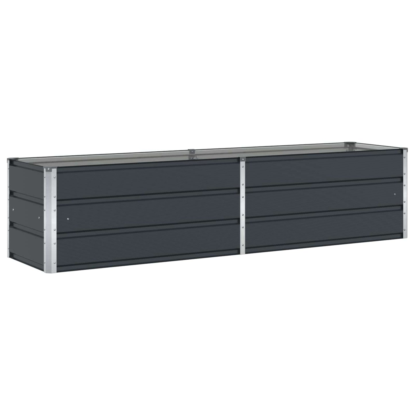vidaXL Γλάστρα Ανθρακί 195 x 50 x 45 εκ Επικαλυμμένος Χάλυβας