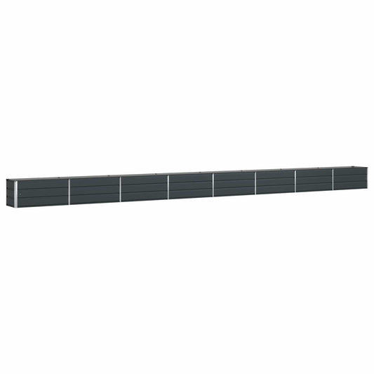 vidaXL Γλάστρα Ανθρακί 770 x 50 x 45 εκ Επικαλυμμένος Χάλυβας