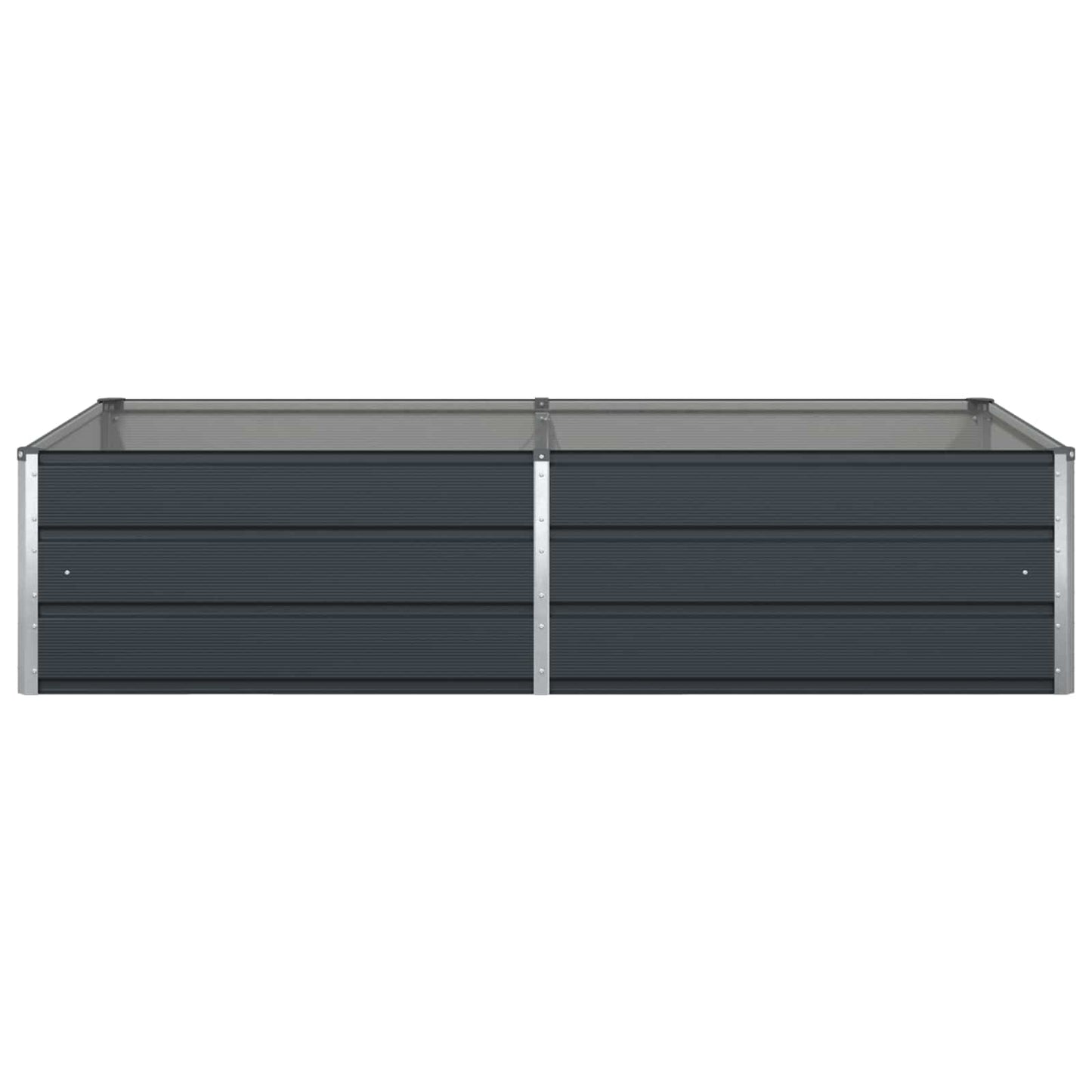 vidaXL Γλάστρα Ανθρακί 195 x 100 x 45 εκ Επικαλυμμένος Χάλυβας