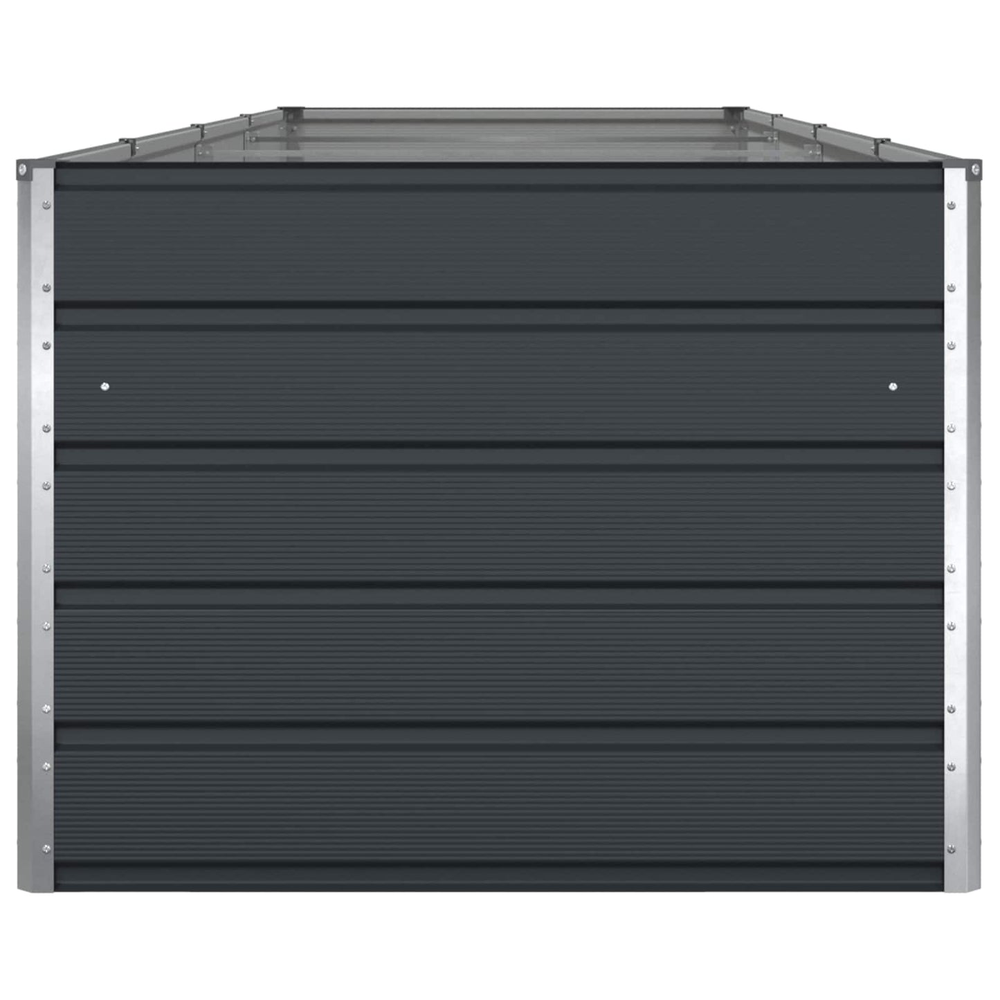 vidaXL Γλάστρα Ανθρακί 195 x 100 x 45 εκ Επικαλυμμένος Χάλυβας