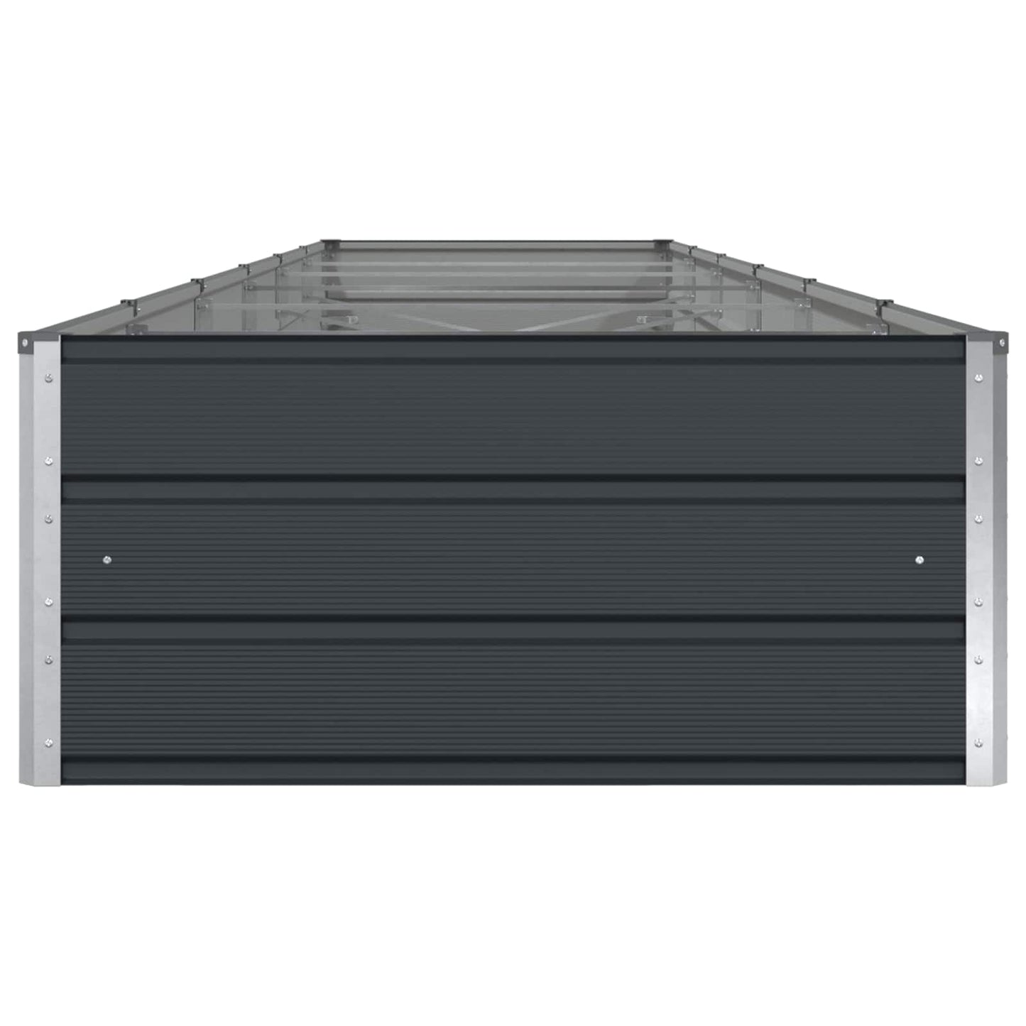 vidaXL Γλάστρα Ανθρακί 195 x 100 x 45 εκ Επικαλυμμένος Χάλυβας