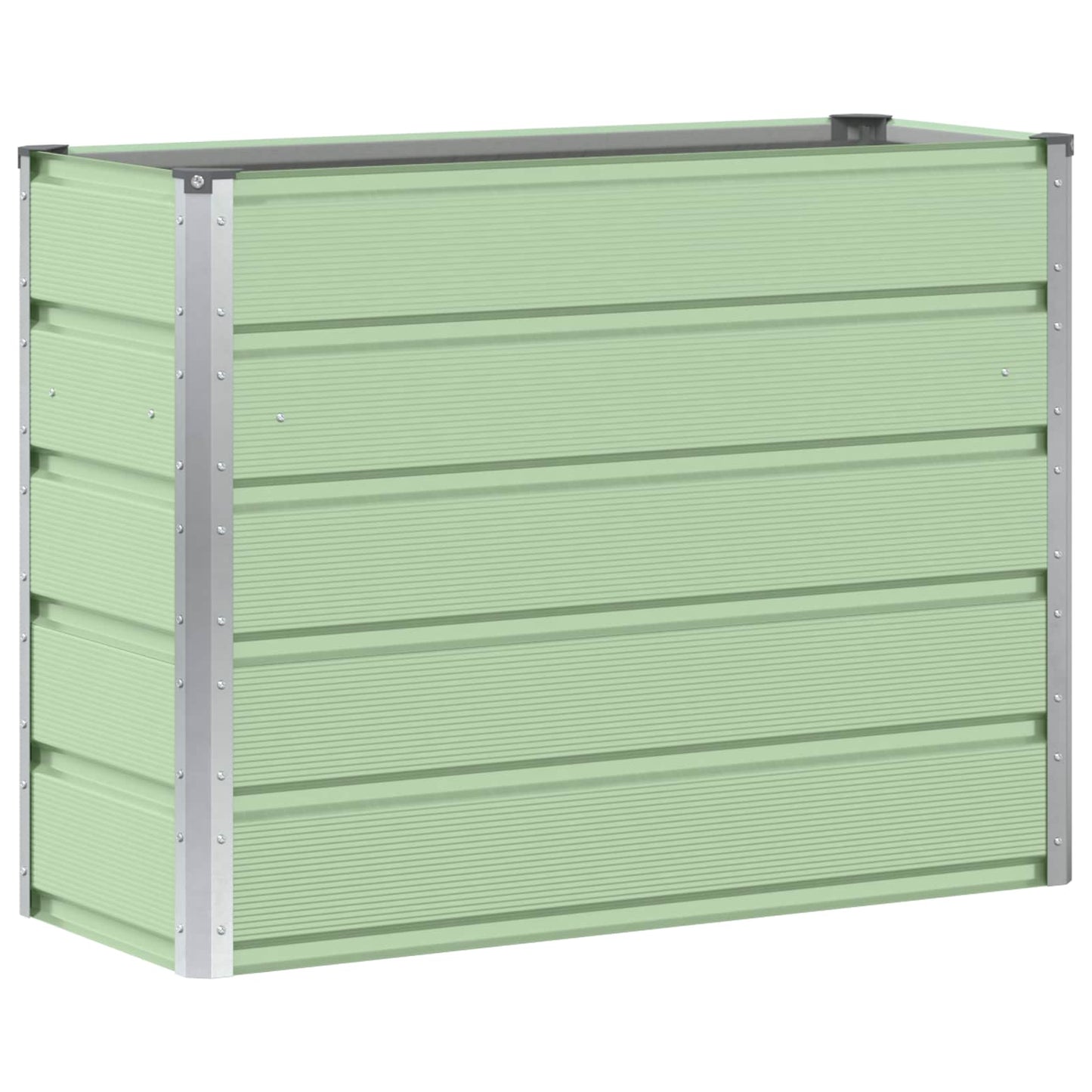 vidaXL Γλάστρα Πράσινο 100 x 40 x 75 cm Ατσάλι