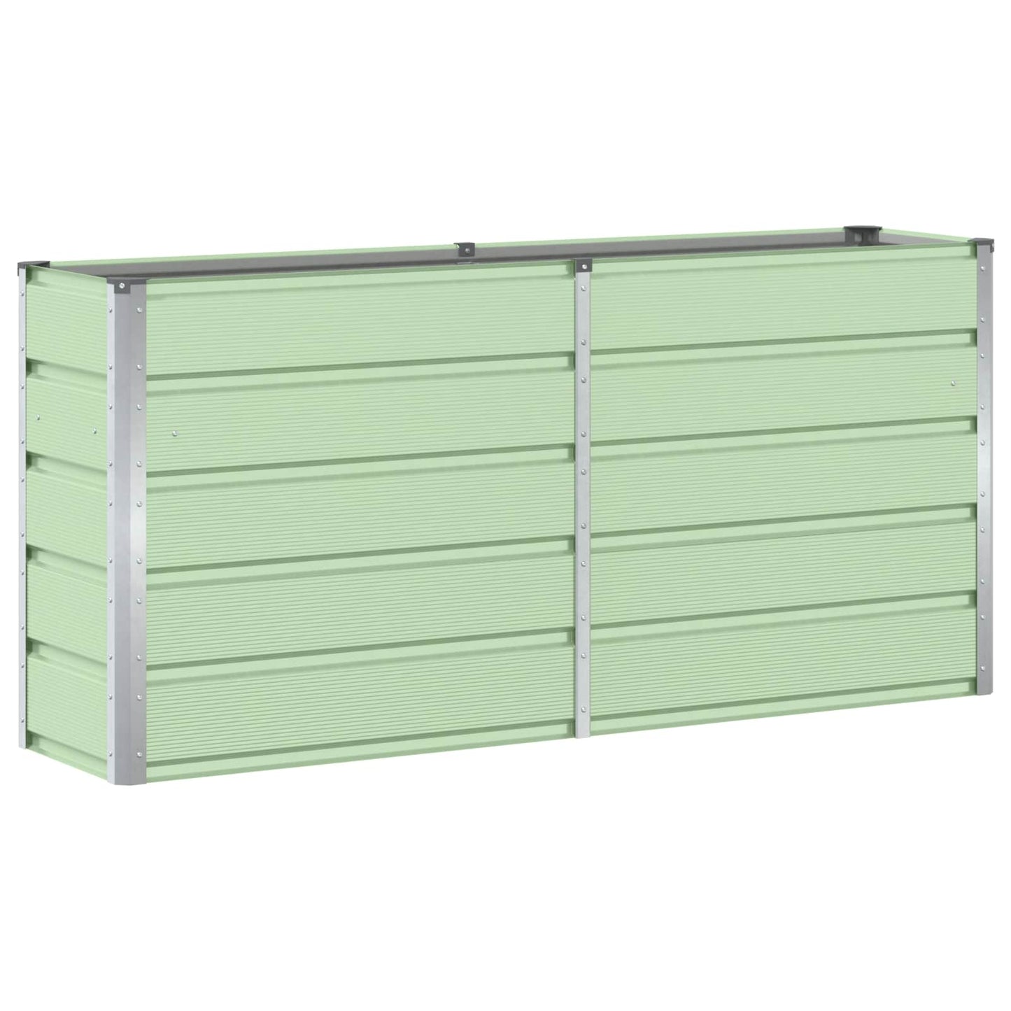 vidaXL Γλάστρα Πράσινο 160 x 40 x 75 εκ. Ατσάλι