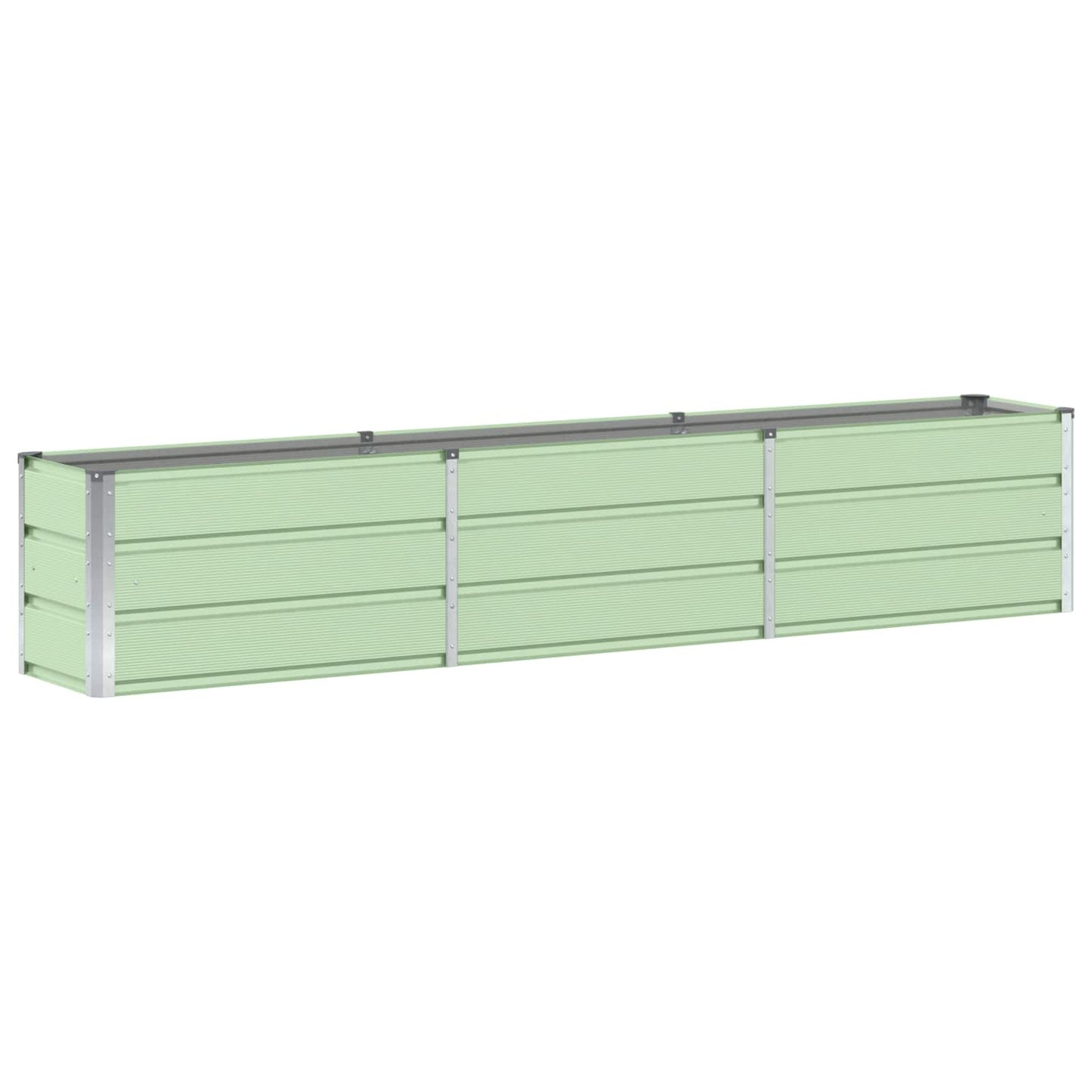 vidaXL Γλάστρα Πράσινο 240 x 40 x 45 cm Ατσάλι