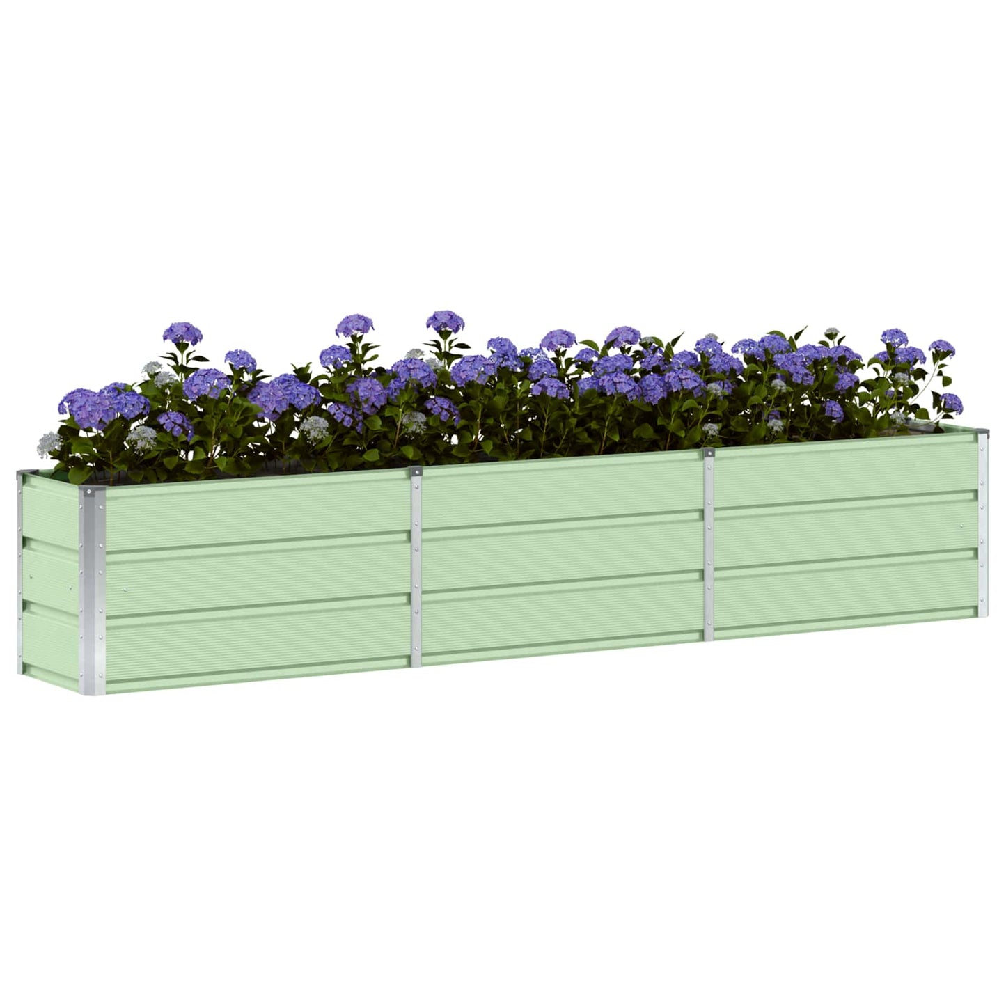 vidaXL Γλάστρα Πράσινο 240 x 40 x 45 cm Ατσάλι