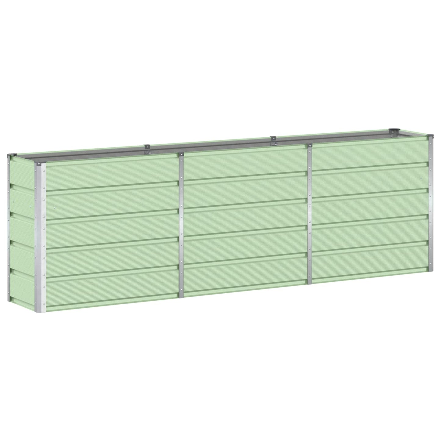 vidaXL Γλάστρα Πράσινο 160 x 40 x 75 εκ. Ατσάλι