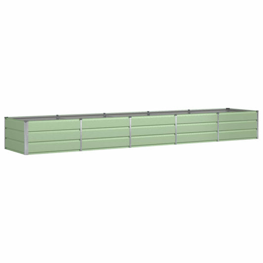 vidaXL Γλάστρα Πράσινο 400 x 80 x 45 cm Ατσάλι