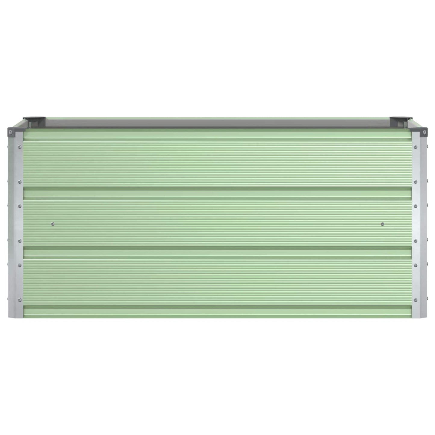 vidaXL Γλάστρα Παστέλ Πράσινο 100 x 50 x 45 cm Επικαλυμμένος Χάλυβας