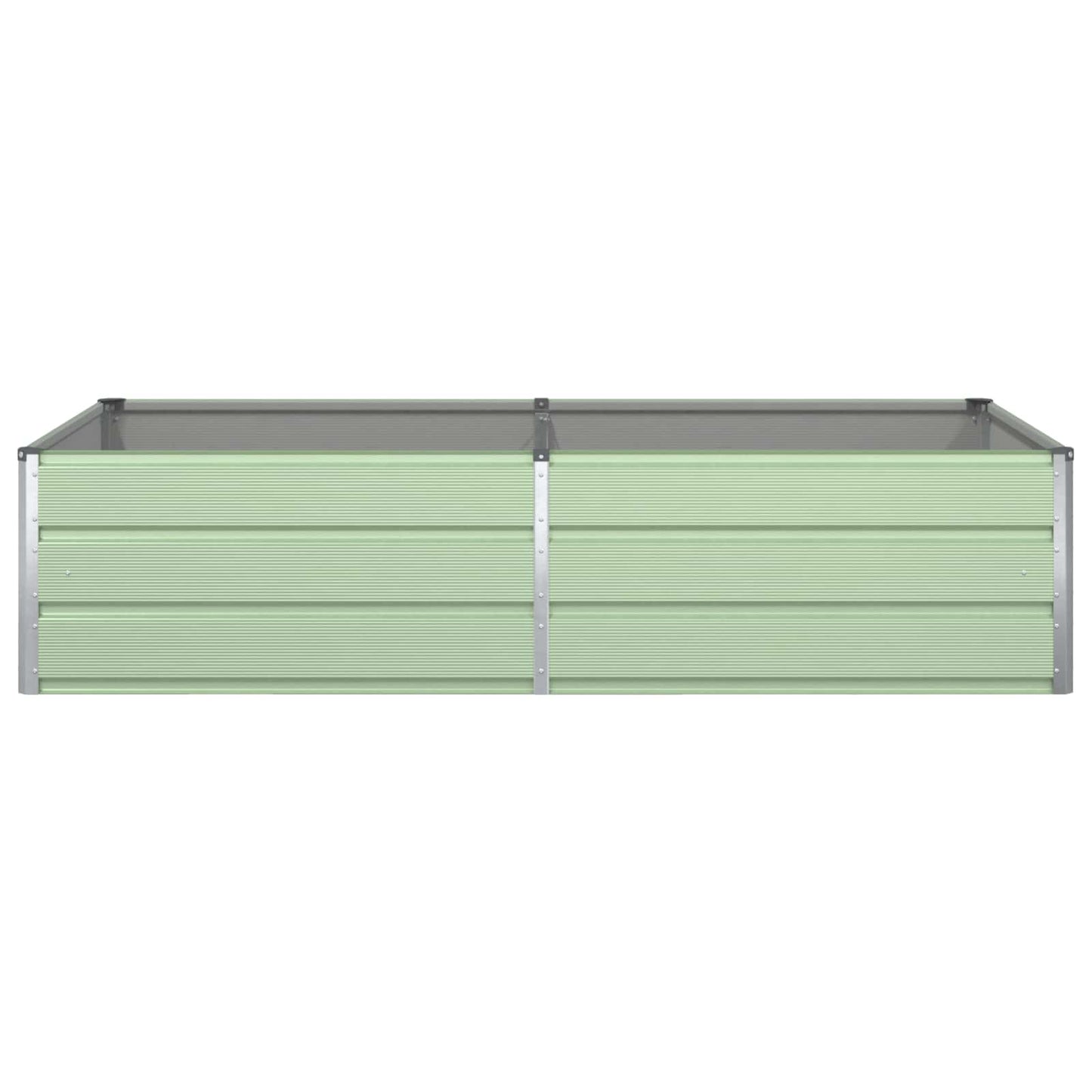vidaXL Γλάστρα Παστέλ Πράσινο 195 x 100 x 45 εκ Επικαλυμμένος Χάλυβας