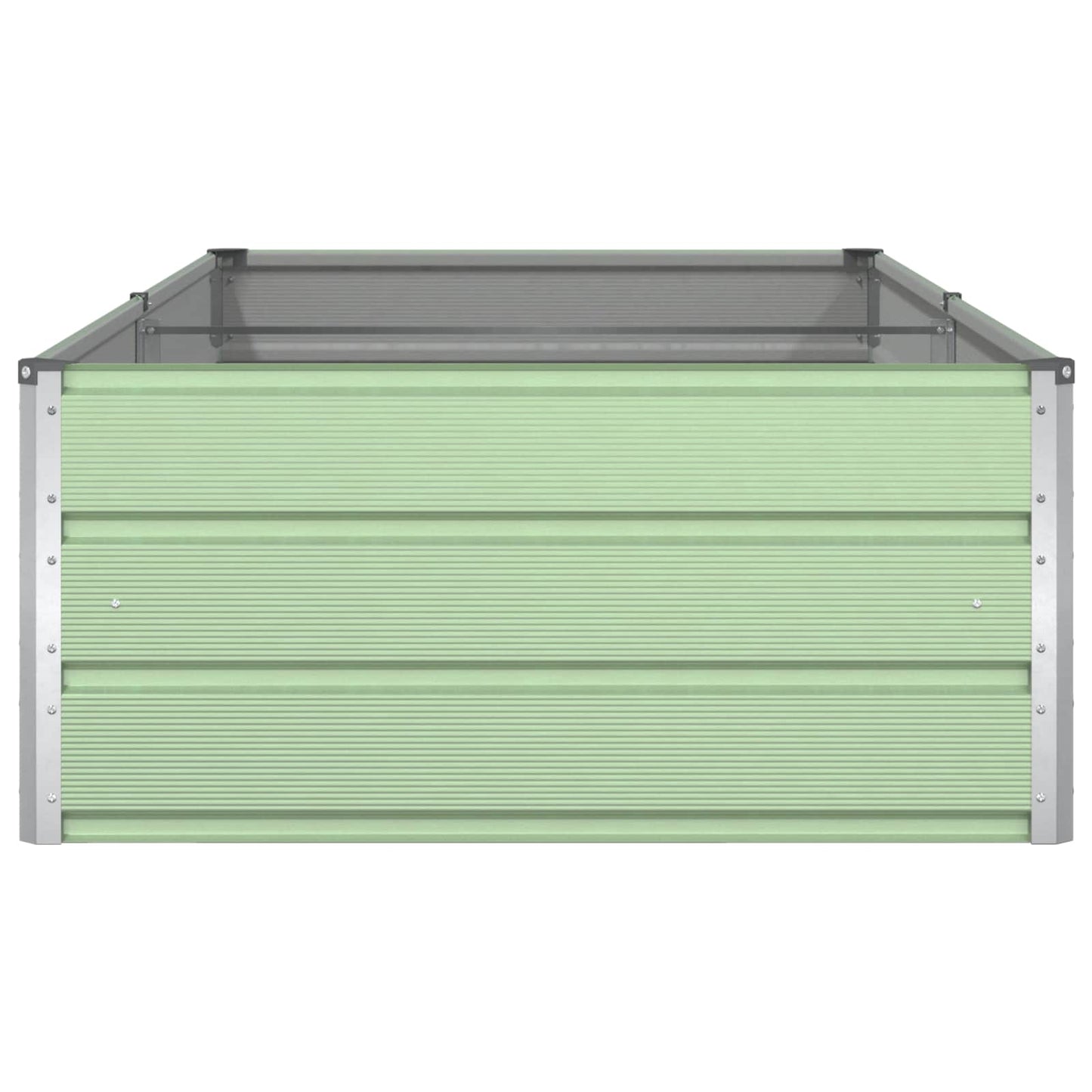 vidaXL Γλάστρα Παστέλ Πράσινο 195 x 100 x 45 εκ Επικαλυμμένος Χάλυβας