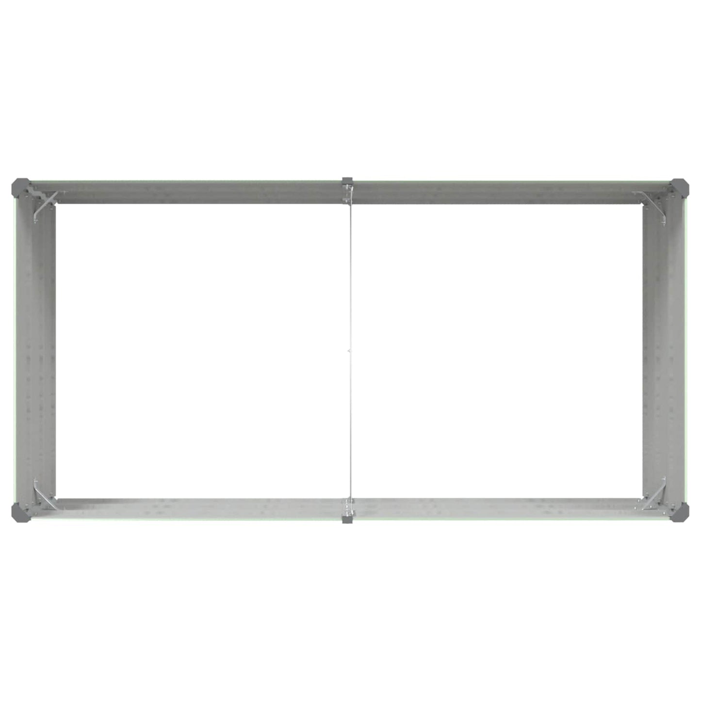 vidaXL Γλάστρα Παστέλ Πράσινο 195 x 100 x 45 εκ Επικαλυμμένος Χάλυβας