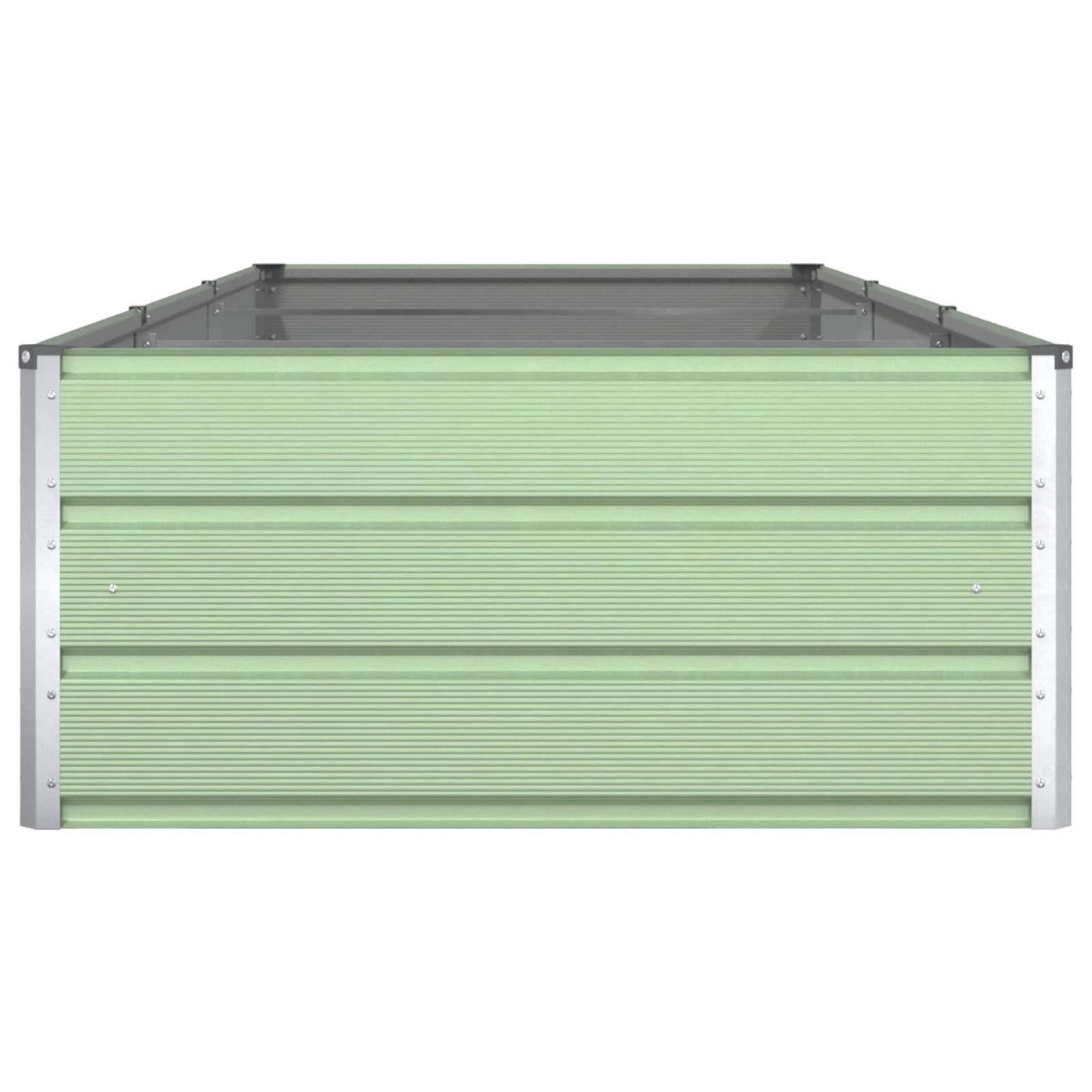 vidaXL Γλάστρα Παστέλ Πράσινο 195 x 100 x 45 εκ Επικαλυμμένος Χάλυβας