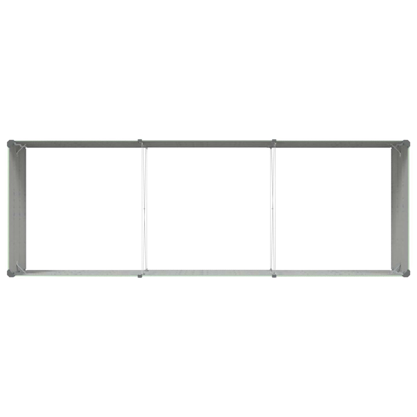 vidaXL Γλάστρα Παστέλ Πράσινο 195 x 100 x 45 εκ Επικαλυμμένος Χάλυβας