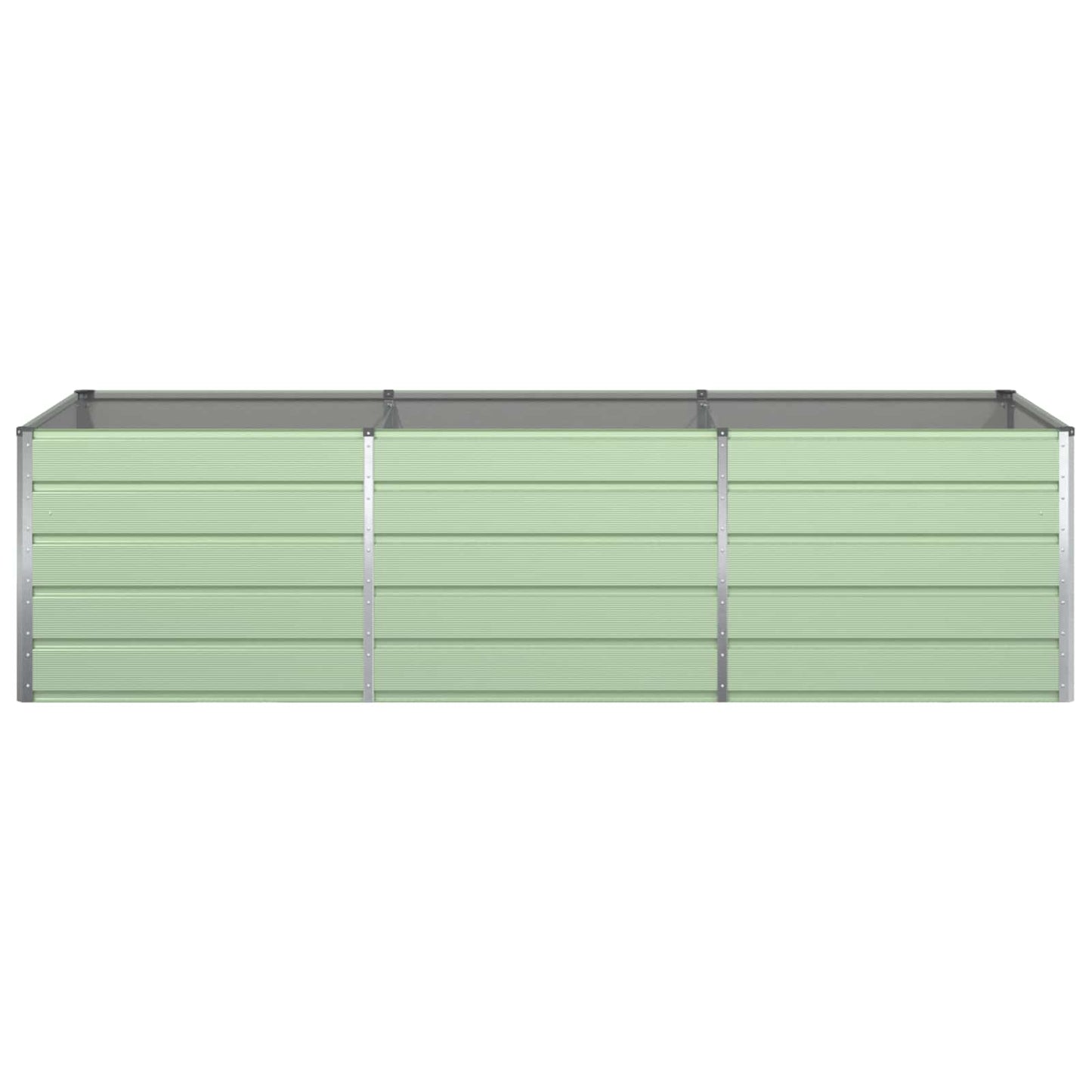 vidaXL Γλάστρα Παστέλ Πράσινο 195 x 100 x 45 εκ Επικαλυμμένος Χάλυβας