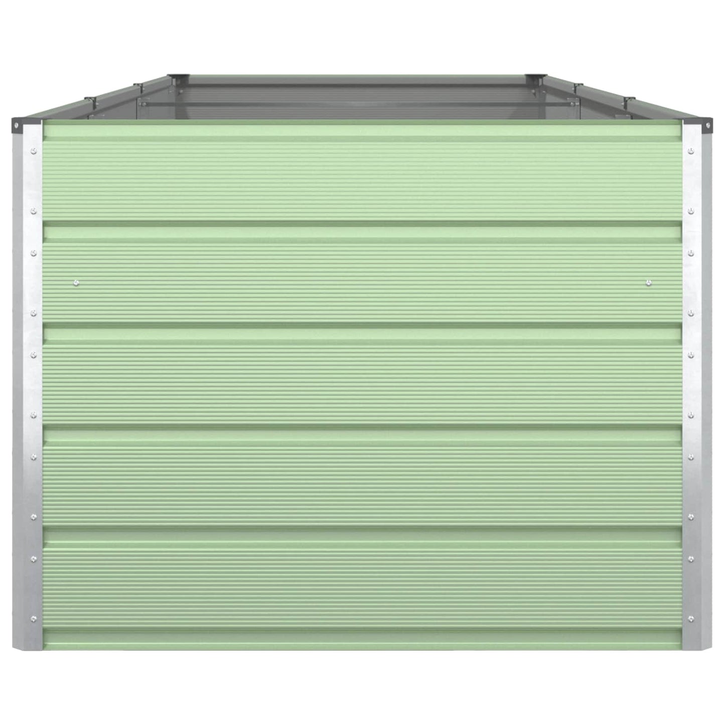 vidaXL Γλάστρα Παστέλ Πράσινο 195 x 100 x 45 εκ Επικαλυμμένος Χάλυβας