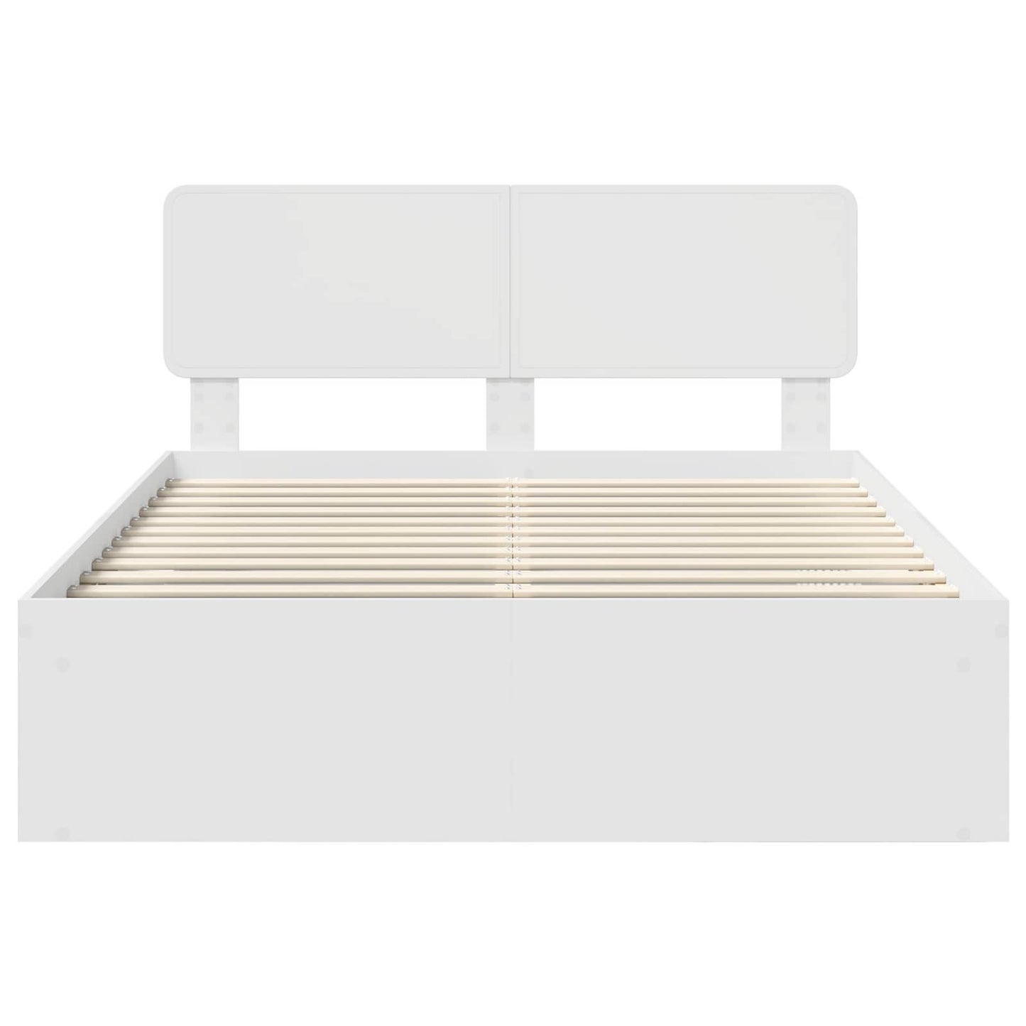 vidaXL Σκελετός Κρεβατιού Λευκό 140 x 200 cm Στερεά ξυλεία πεύκου