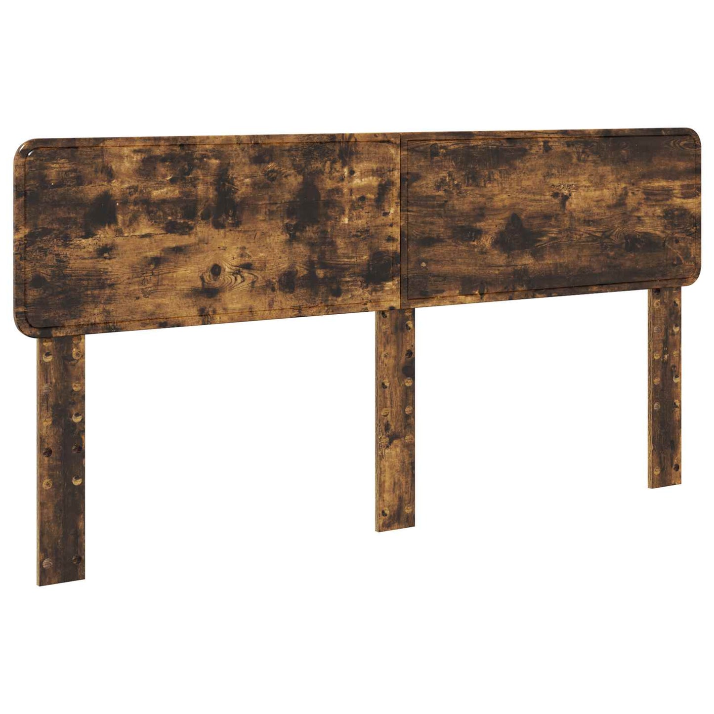vidaXL Κρεβάτι Αποθήκης Καπνιστό Δρύς 180 x 200 cm Επεξεργασμένο ξύλο