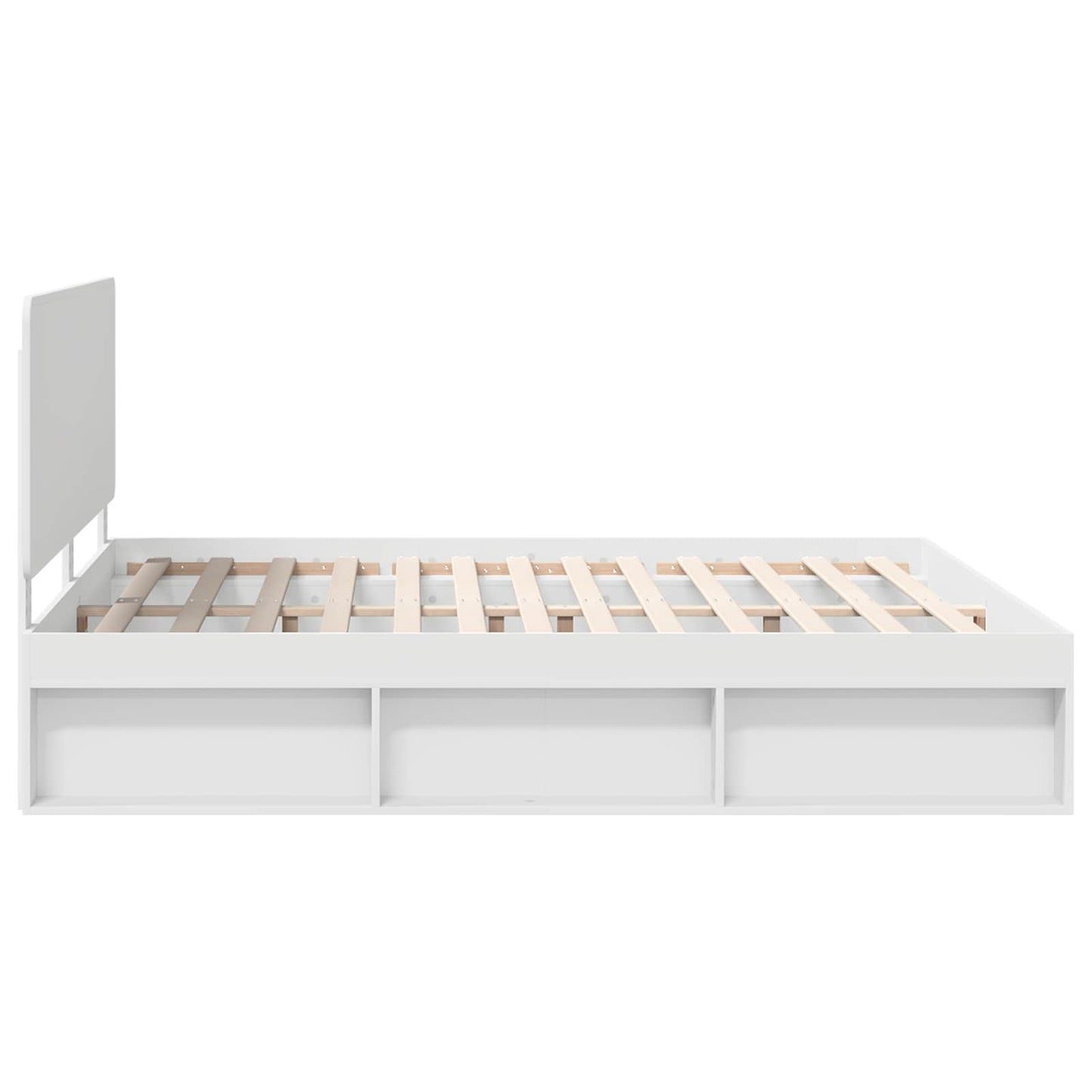 vidaXL Σκελετός Κρεβατιού Λευκό 180 x 200 cm Στερεά ξυλεία πεύκου