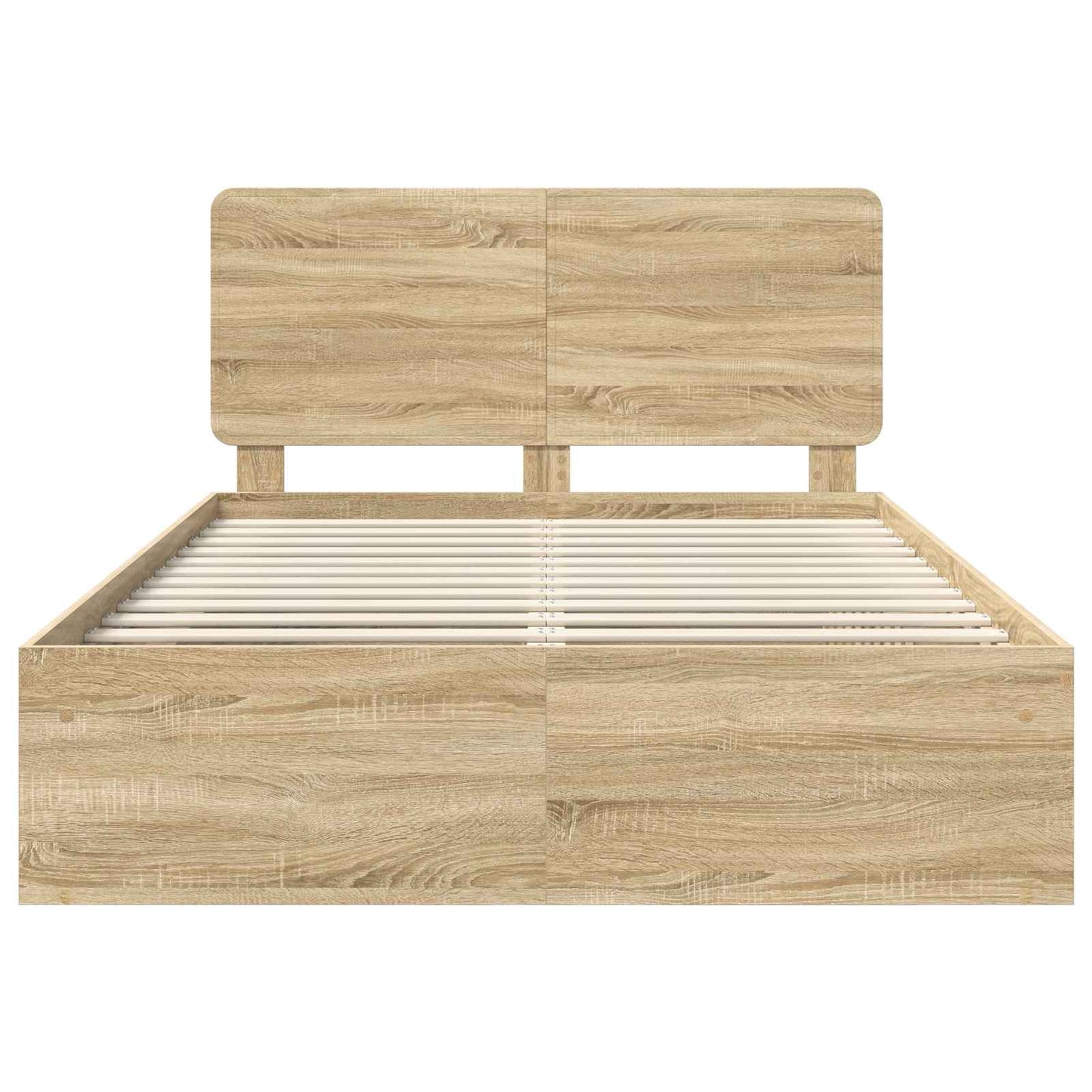 vidaXL Σκελετός Κρεβατιού Σονόμα 140 x 200 cm Στερεά ξυλεία πεύκου