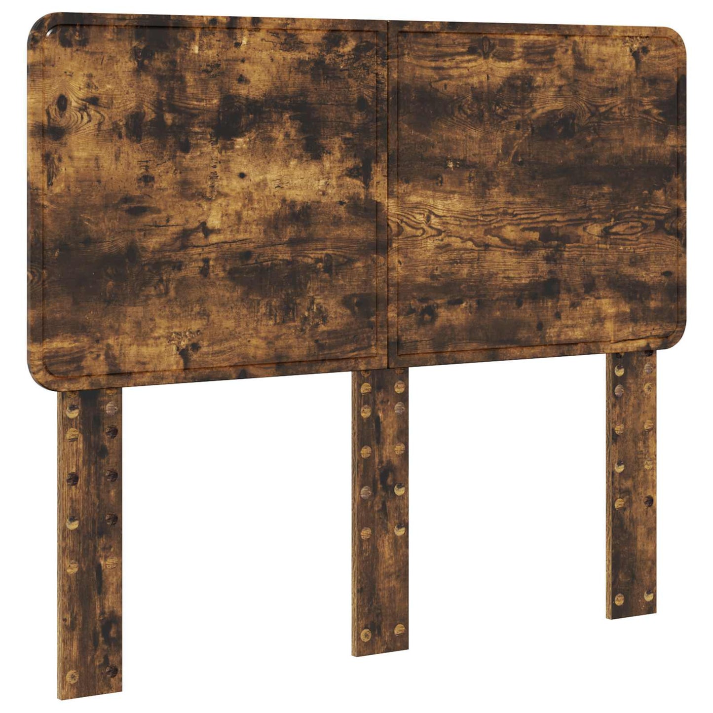 vidaXL Κρεβάτι Αποθήκης Καπνιστό Δρύς 120 x 190 cm Επεξεργασμένο ξύλο