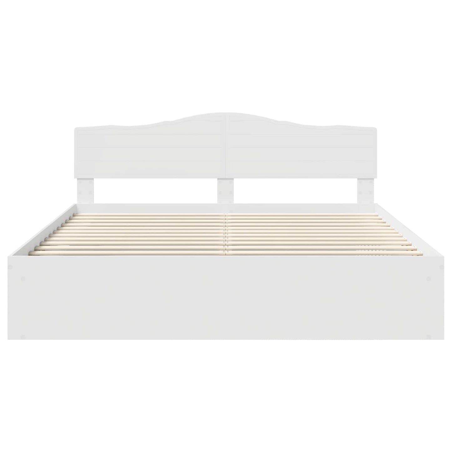 vidaXL Σκελετός Κρεβατιού Λευκό 180 x 200 cm Στερεά ξυλεία πεύκου