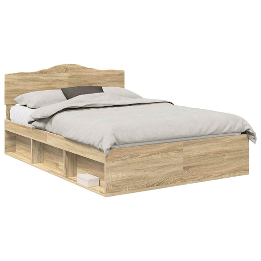vidaXL Σκελετός Κρεβατιού Σονόμα 160 x 200 cm Στερεά ξυλεία πεύκου