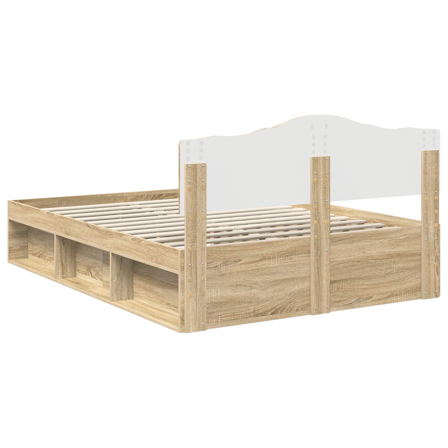 vidaXL Σκελετός Κρεβατιού Σονόμα 160 x 200 cm Στερεά ξυλεία πεύκου