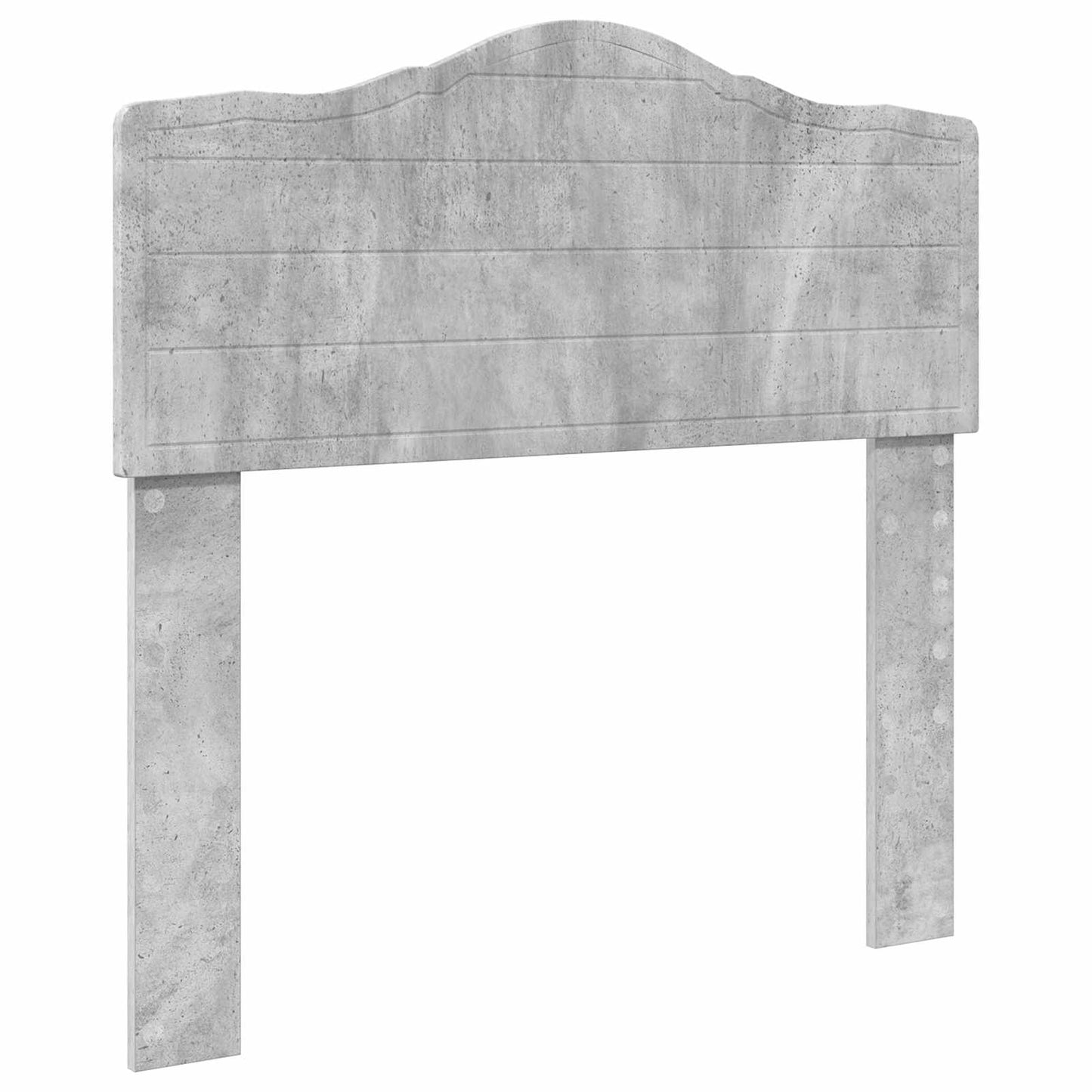 vidaXL Σκελετός Κρεβατιού Σκυρόδεμα Γκρι 90 x 190 cm Μηχανήματος Ξύλο