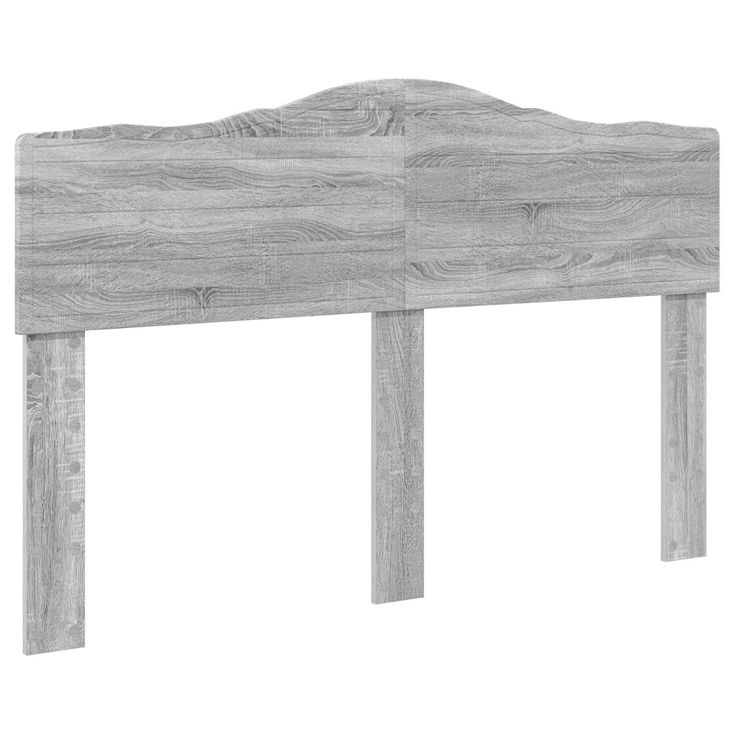 vidaXL Κρεβάτι Αποθήκης Γκρίζο Σονομα 140 x 200 cm Επεξεργασμένο ξύλο