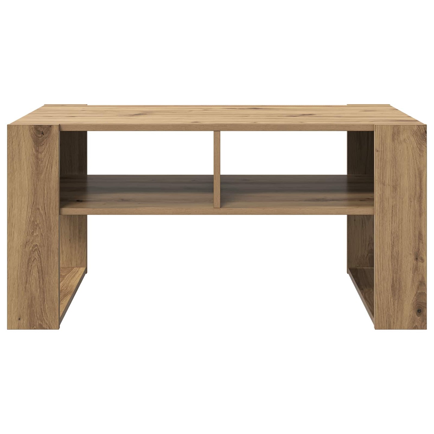 vidaXL Τραπεζάκι σαλονιού με αποθήκευση Artisan Oak 92 x 53 x 45 εκ.
