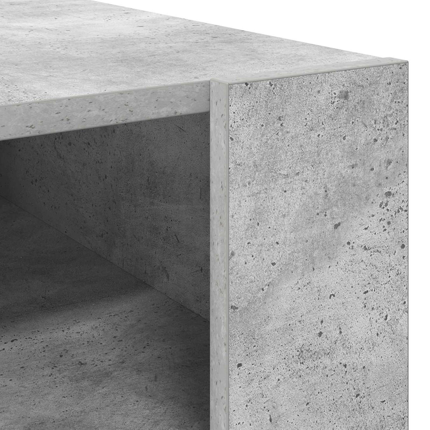 vidaXL Τραπεζάκι σαλονιού Σκυρόδεμα Γκρι 66 x 53 x 45 εκ.