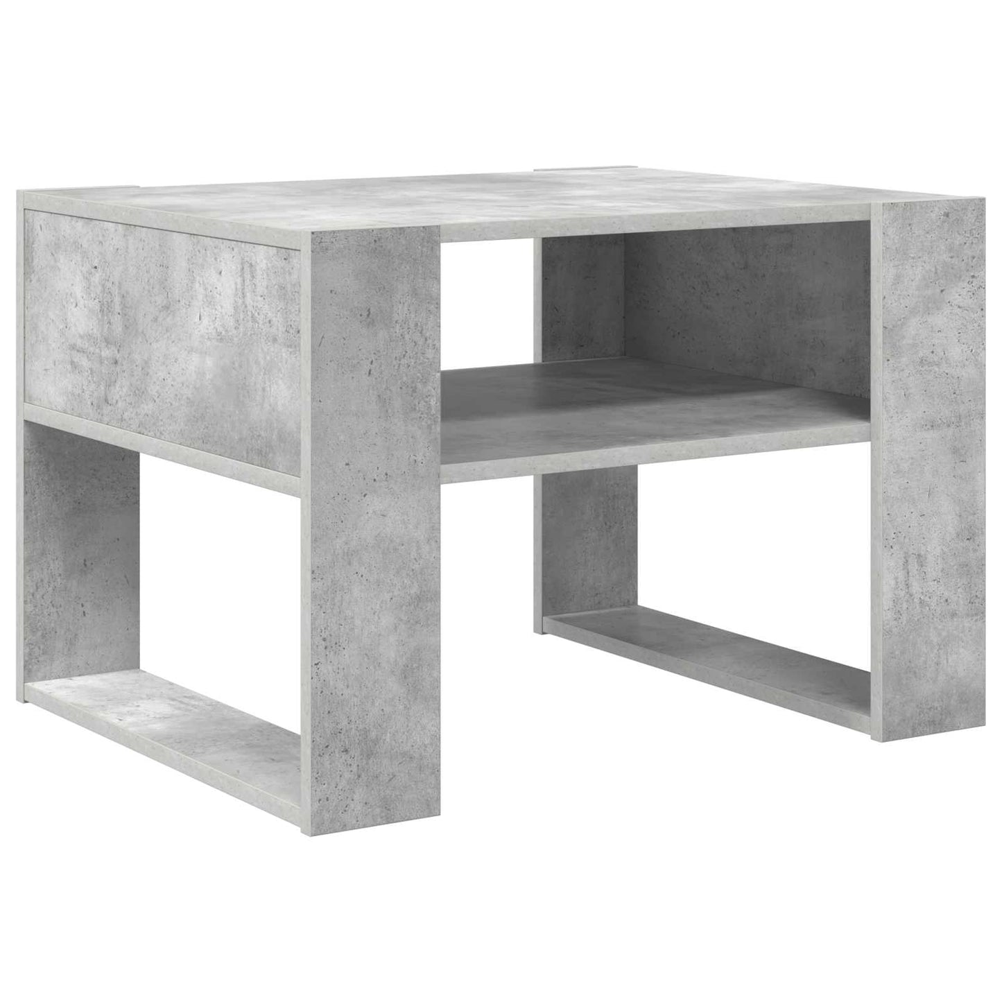 vidaXL Τραπεζάκι σαλονιού Σκυρόδεμα Γκρι 66 x 53 x 45 εκ.